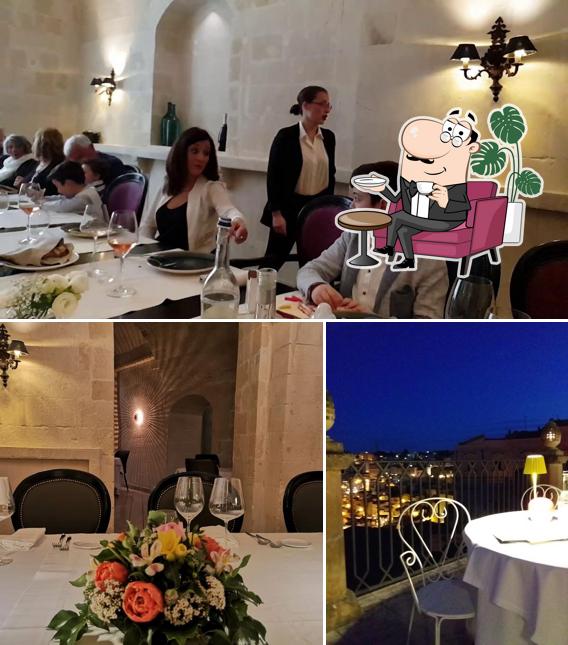 Посмотрите на внутренний интерьер "Le Bubbole"