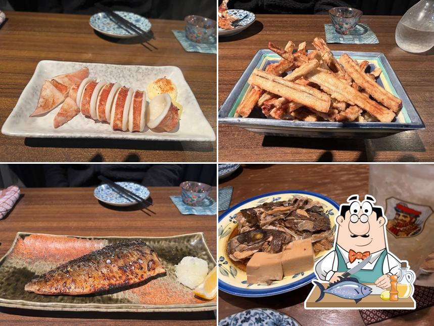 お刺身 炭火焼 つね吉
