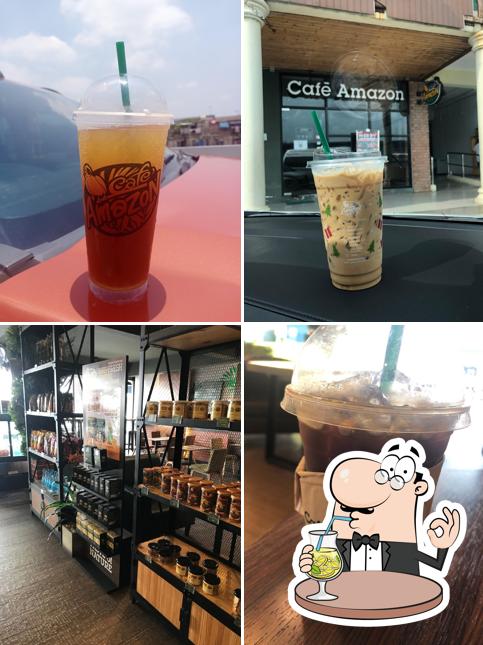 Café Amazon มอเตอร์เวย์ขาเข้ากทมร้านสุดท้