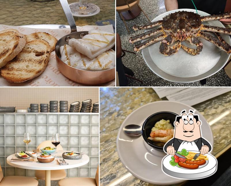 Еда в "MORE Seafood Bar"