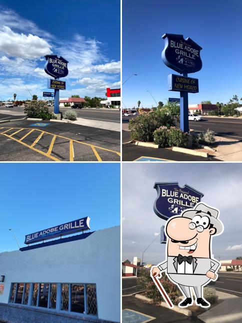 The Original Blue Adobe Grille