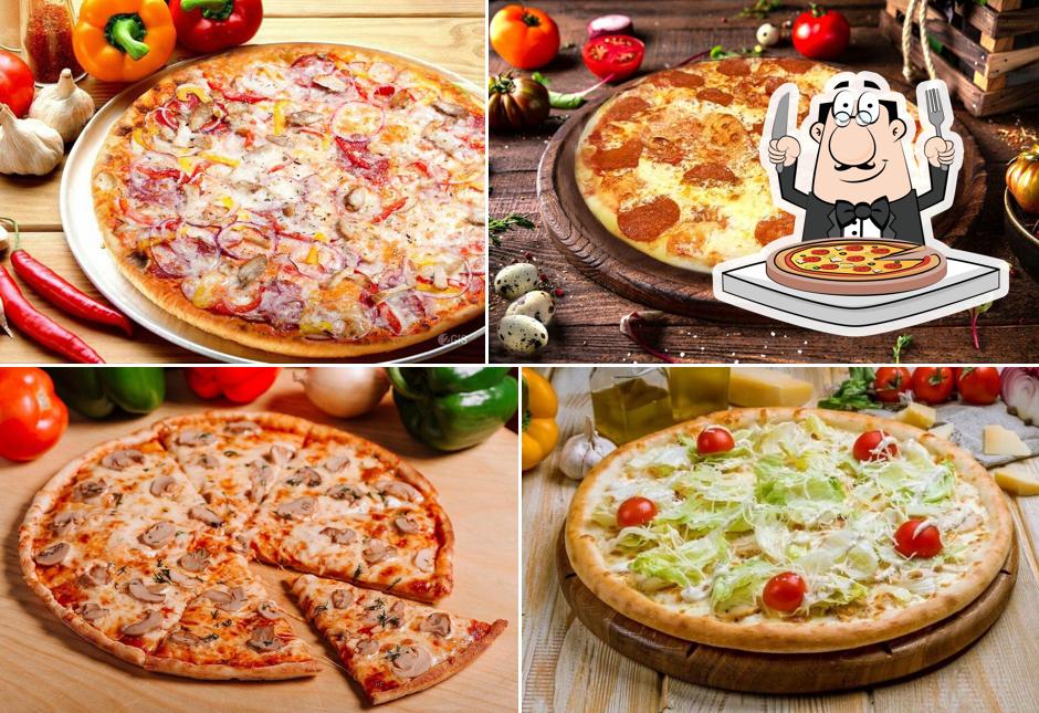 Закажите разные варианты пиццы