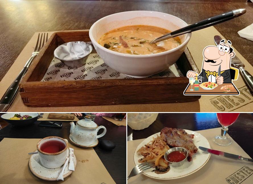 Свиные отбивные в "Честере"