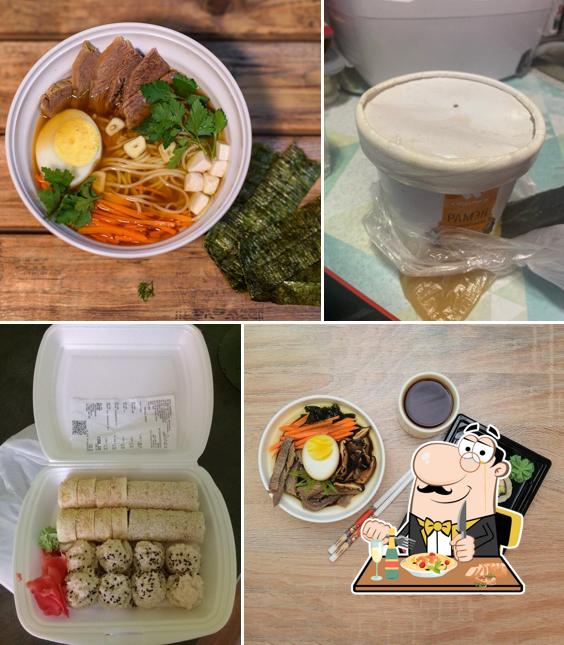 Еда в "Суши Вок"