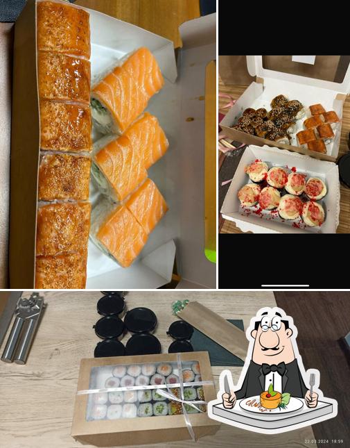 Блюда в "Rolls factory"