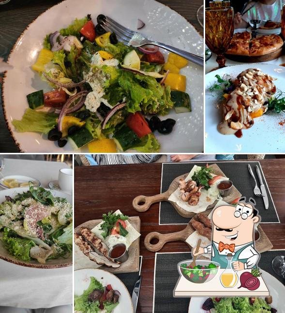 Свекольный салат в "Облаках"