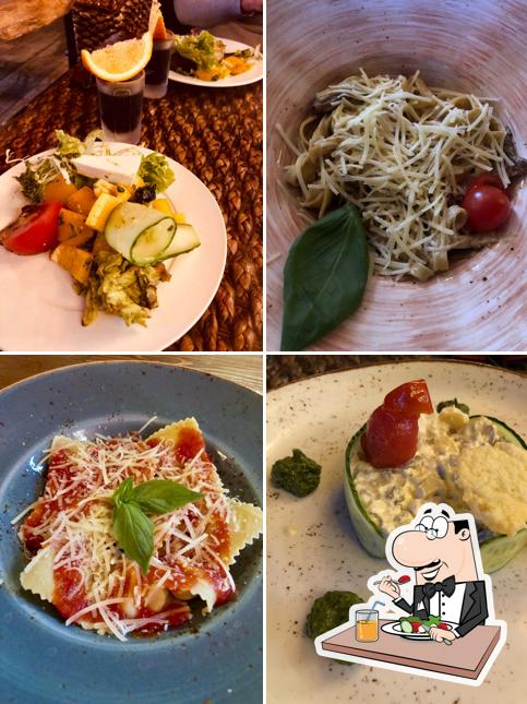 Еда в "Кафе-пекарне Бонифаций"