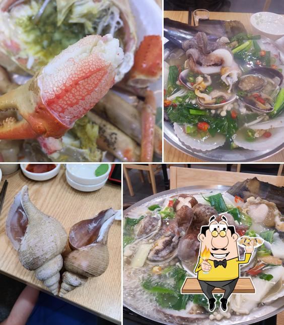 조돌해녀해산물