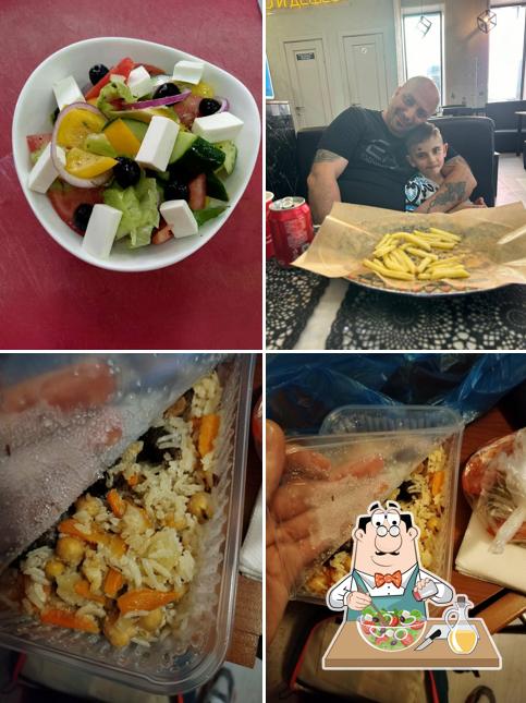 Греческий салат в "Тун Гор"