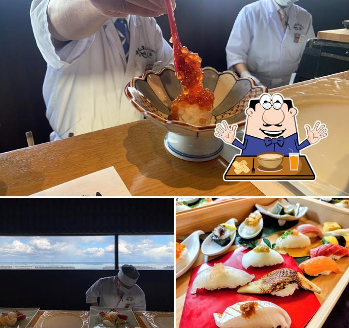Sushi Yatai - sea view counter sushi stand