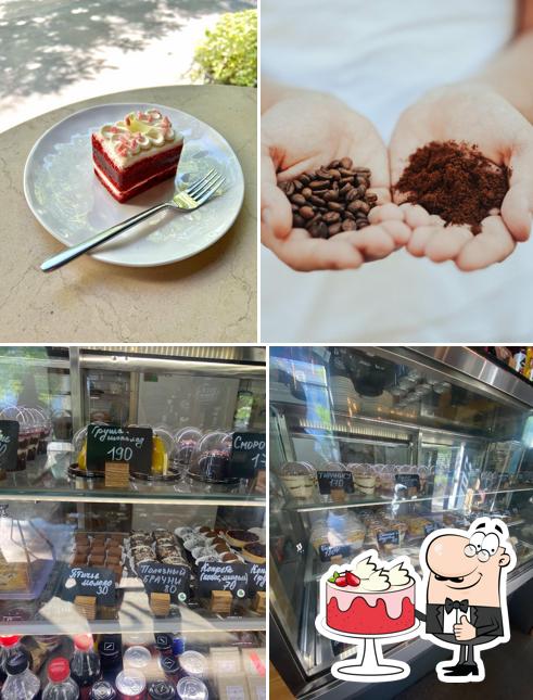 Торт «красный бархат» в "Кофе в Окнах"