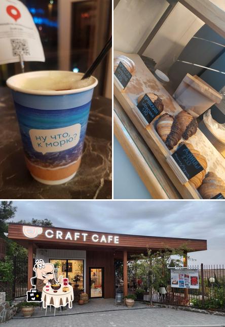 Помимо прочего, в Craft Cafe есть еда и внутреннее оформление