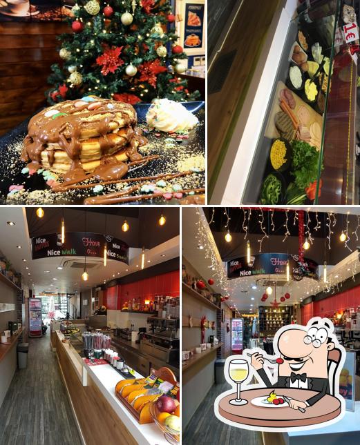 Nice day coffee and food