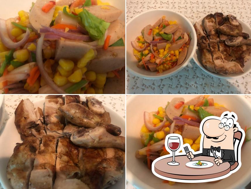 ร้านไก่ย่างวิเชียรเจ๊อิ๋ว ถนนริมทางรถไฟสายเก่า