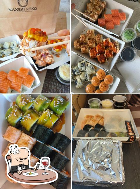 Блюда в "Maneki neko"