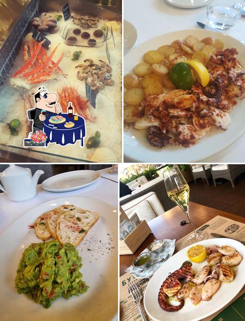 Сашими в "Ресторане "Marea""