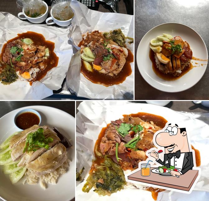 ข้าวมันไก่ตลาดใน