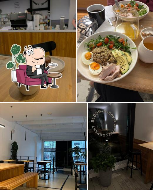 Посмотрите на внутренний интерьер "Bloom-n-Brew Baum"