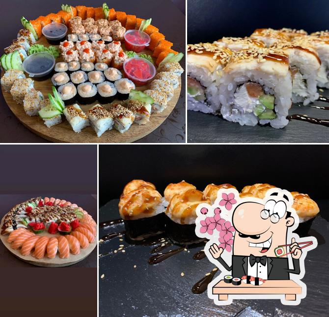 Отведайте разные виды суши