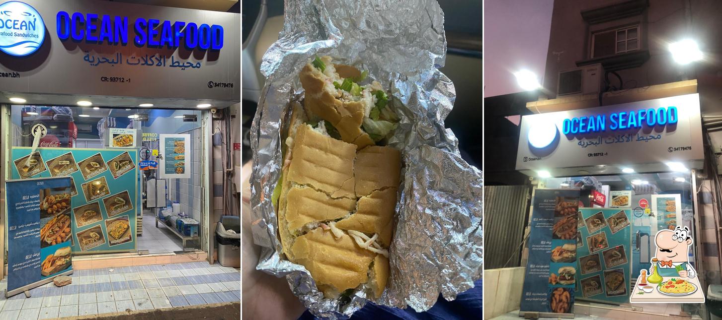 Ocean Seafood Sandwiches
