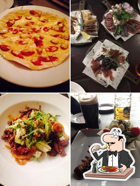 Еда в "Гамбринусе в Перово"