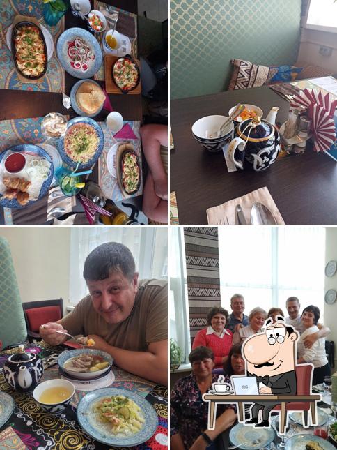 Посмотрите на внутренний интерьер "Навруз"