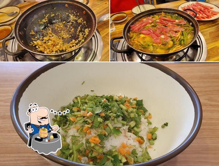 뽕빨샤브버섯칼국수
