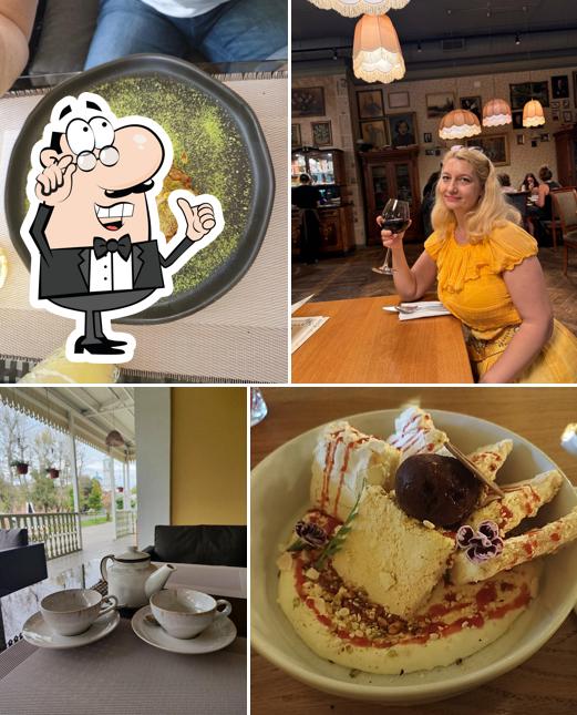 Посмотрите на внутренний интерьер "Ла Дача"