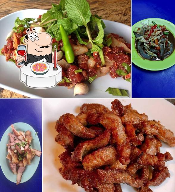 ร้านลาบอีสาน ต้น&แต จิ้มจุ่มอุบล สาขาท่าม่วง(วัดถ้ำเสือ)