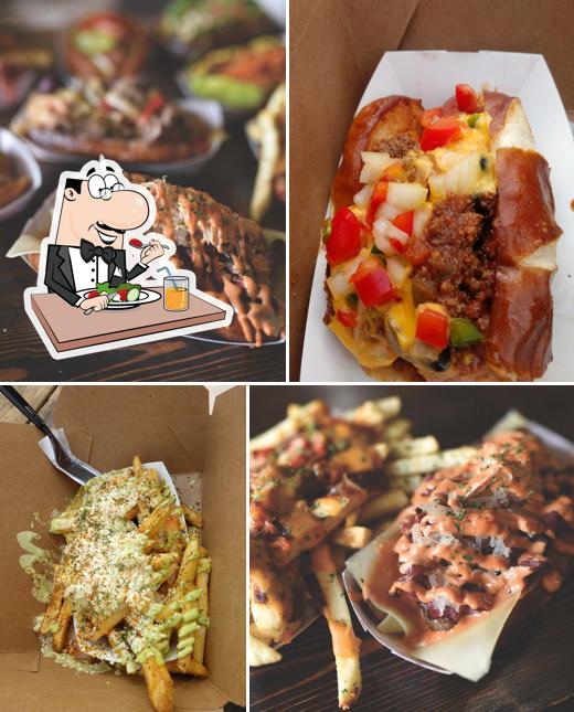 Eugene's Sausage & Fries at Eavesdrop Brewery