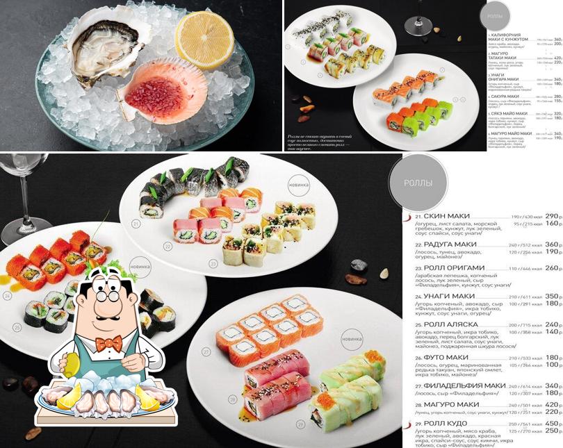 Устрицы в "Lounge cafe"