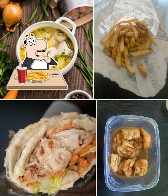 Картофель фри в "Рыба мОя"