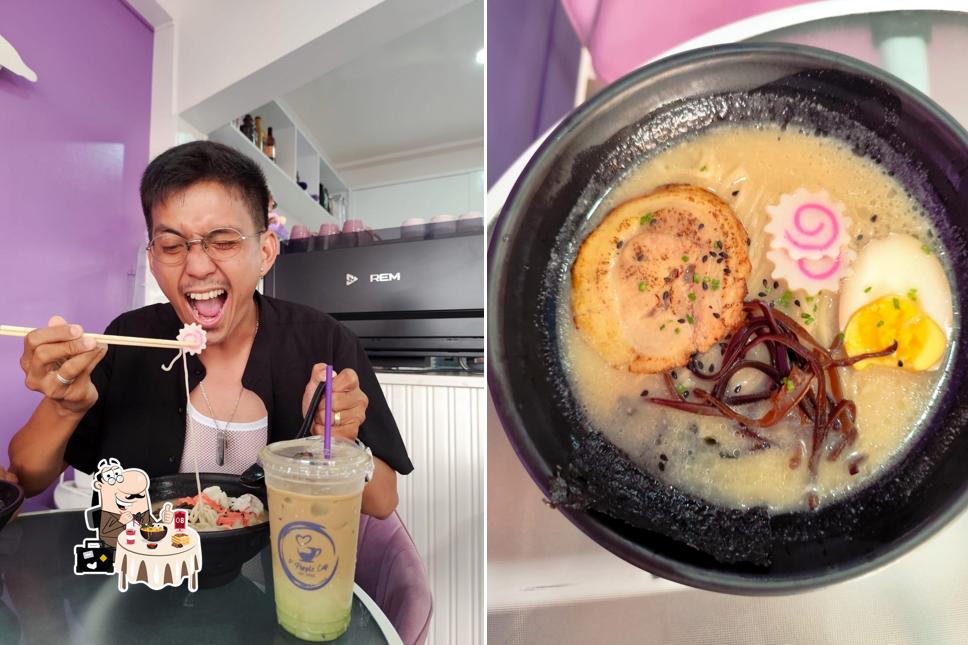 D purple cup cafe