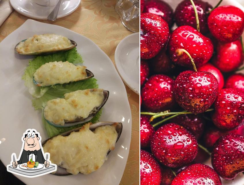 Еда в "Рыбном маркете"