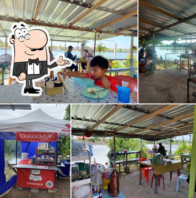 ร้านก๋วยเตี๋ยวริมน้ำเจ้ปุ้ยข้างวัดสีดา