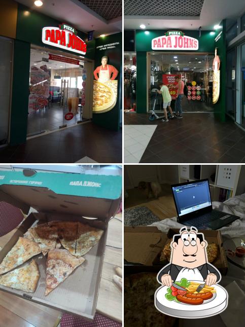 Еда в "Папа Джонс"