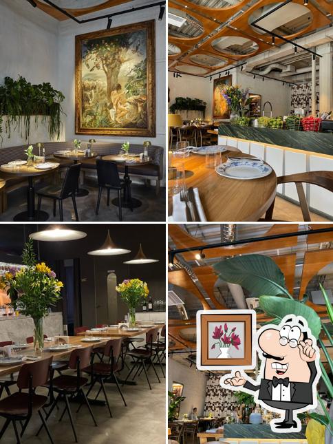 Интерьер "Greeks&Pasta"