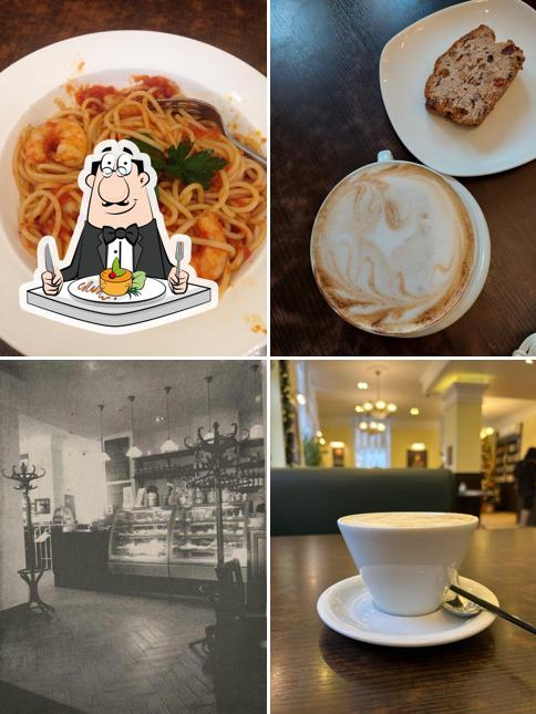 Еда в "Библио-кафе"