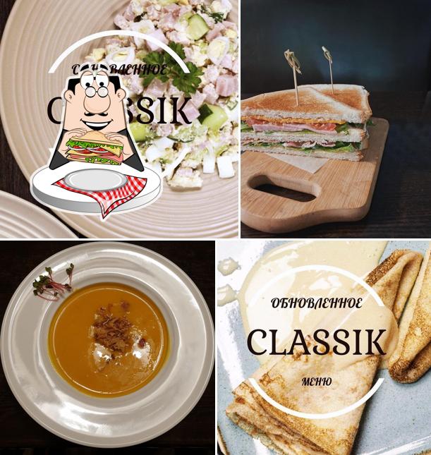 Клубные сэндвичи в "Классике"