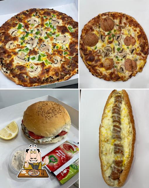 همبرگر ذغالی