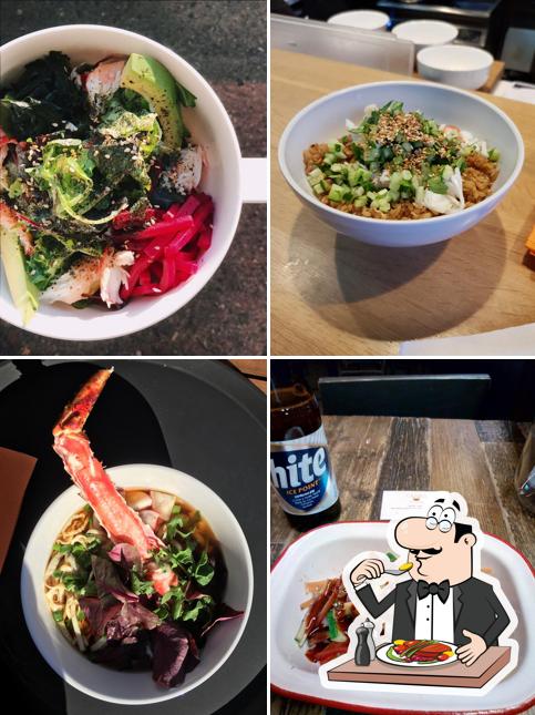 Блюда в "Ресторане Crabs Are Coming"