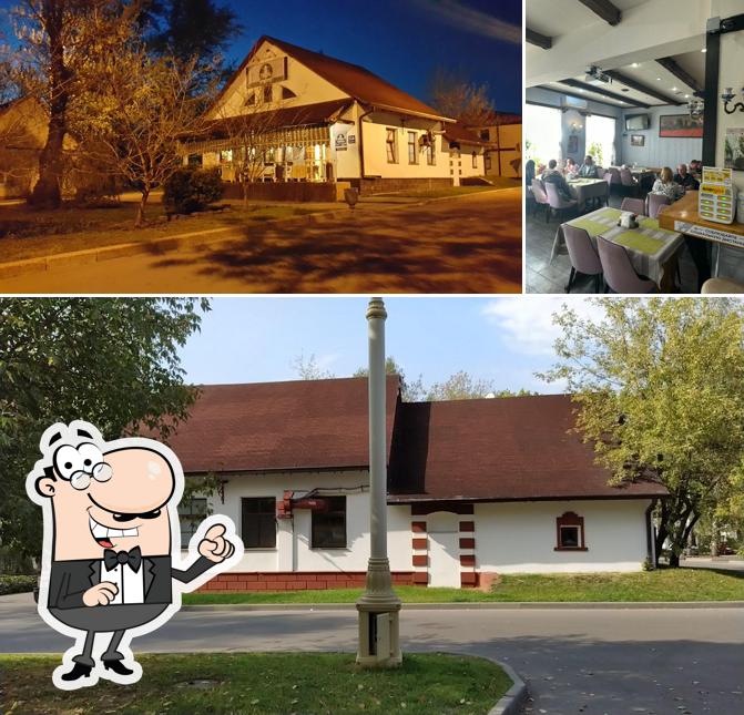 Посмотрите, как "Таверна у околицы" выглядит снаружи