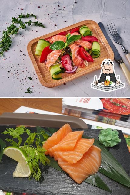 Ресторан Много Лосося Кафе, суши-бар, доставка еды Аэропорт