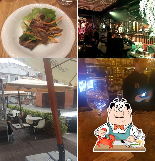 В "Кафе Дружба" вы можете отведать разнообразные блюда с морепродуктами