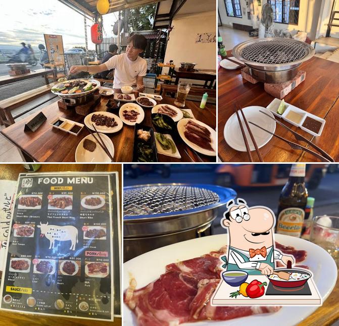 TOMO Japanese BBQ(ໂທະໂມະຊີ້ນດາດ)炭火焼肉 朋