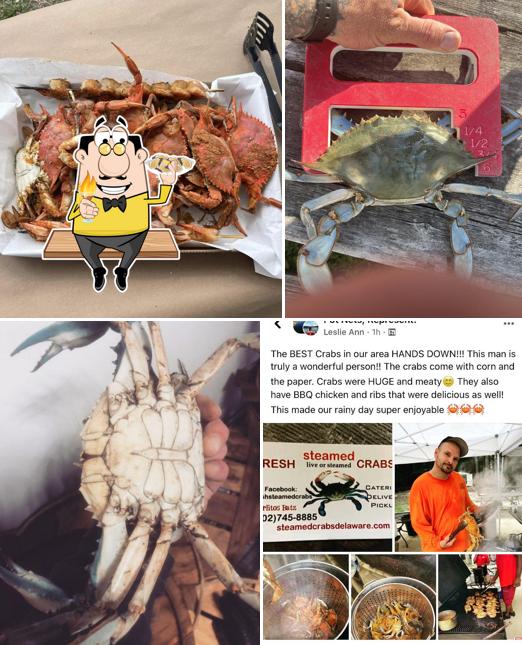 Fresh Steamed Crabs