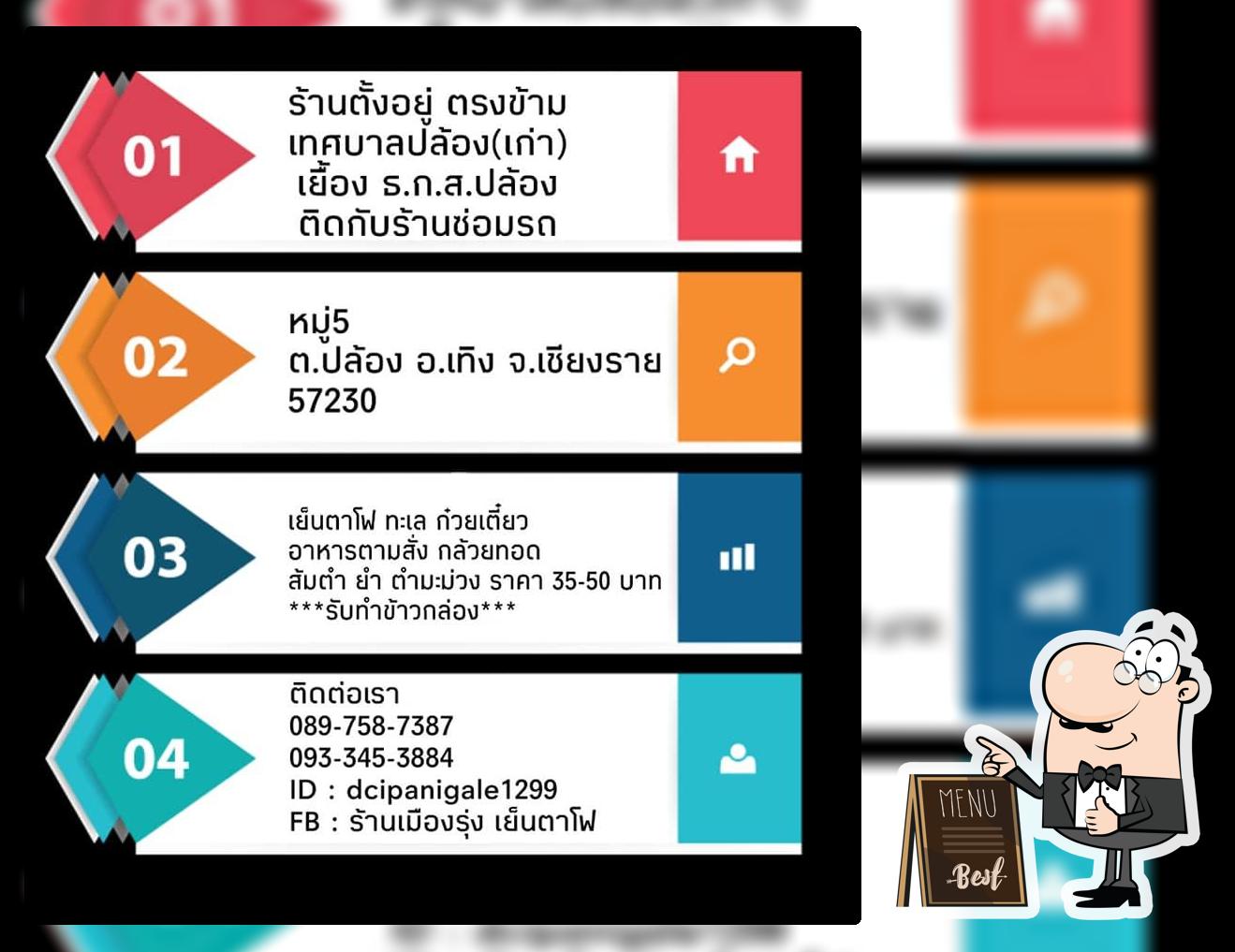 ร้านเมืองรุ่ง เย็นตาโฟ(รับคนละครึ่ง)