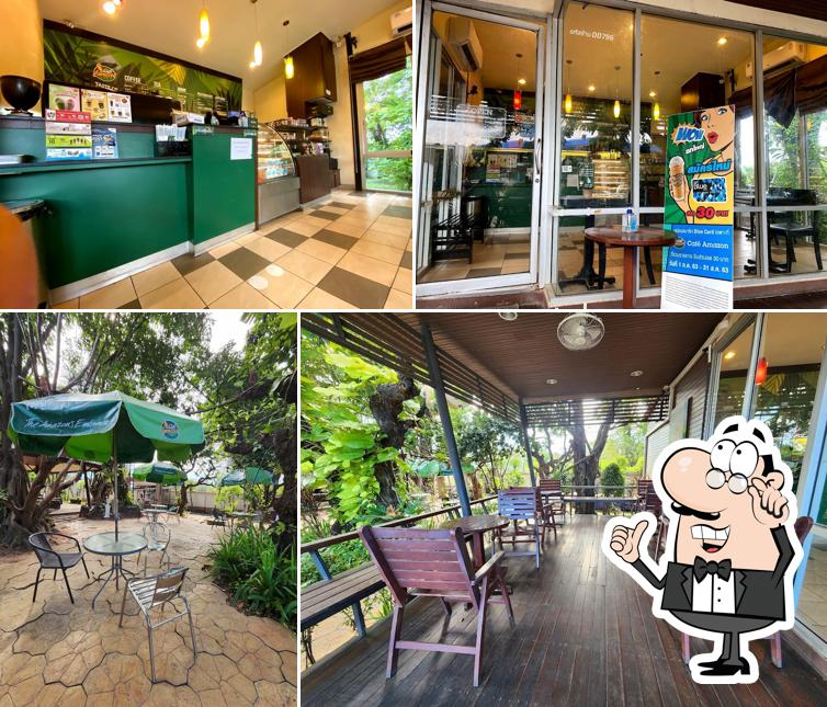 Café Amazon ปั๊ม ปตท ท่าขอนยาง