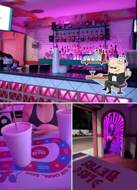 LOS BETOS litros y cerveza