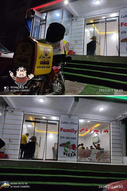لحم و پیتزای فاملی Family pizza